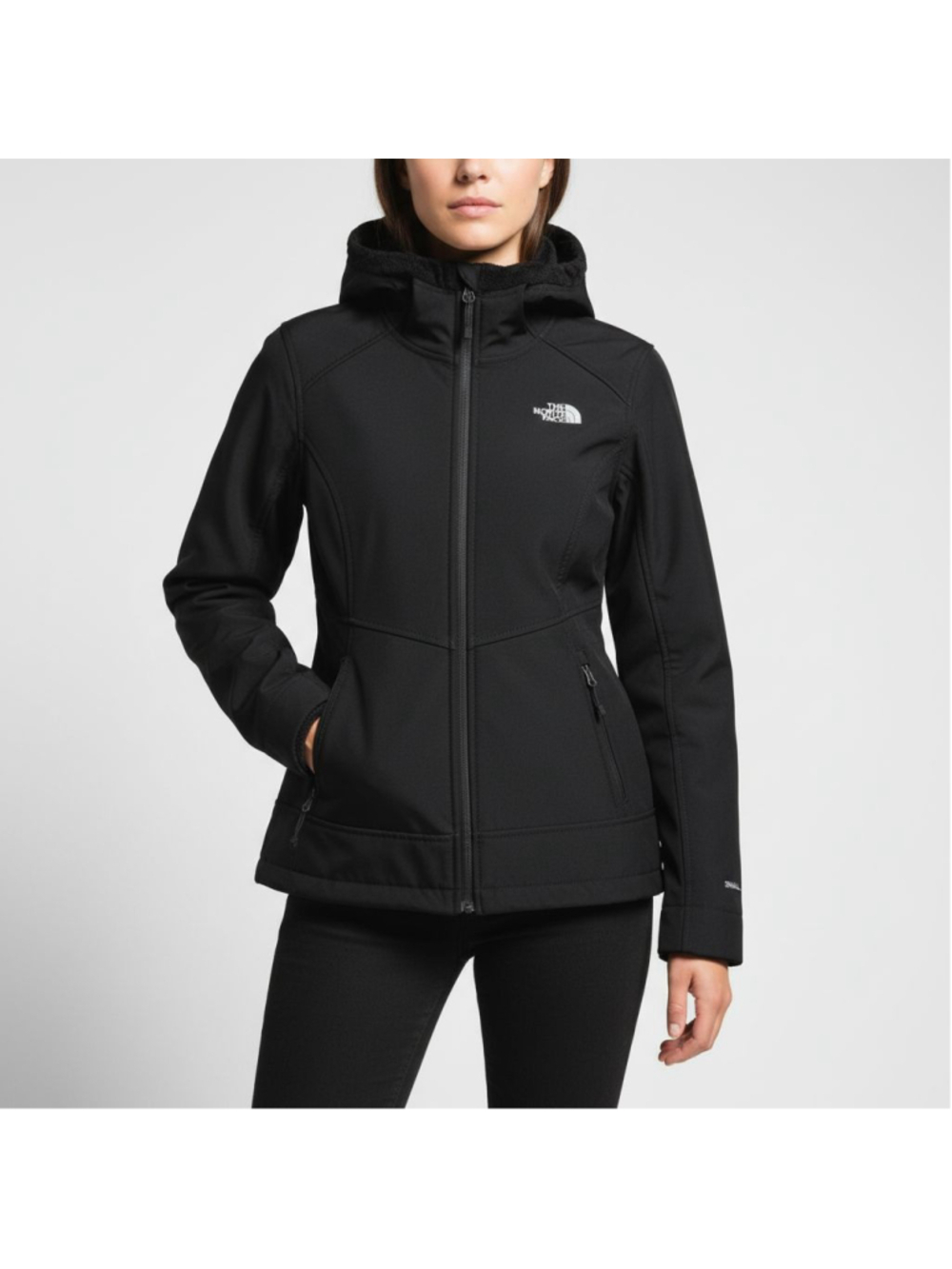 The North Face Small Black Hooded Softshell Jacket - Picture 2 of 9